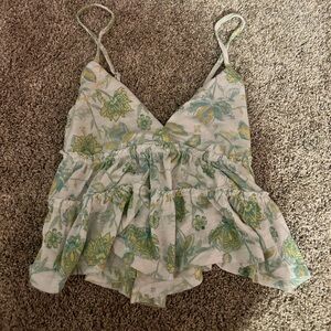 floral tank top